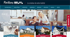 Desktop Screenshot of pavillons-belvil.com